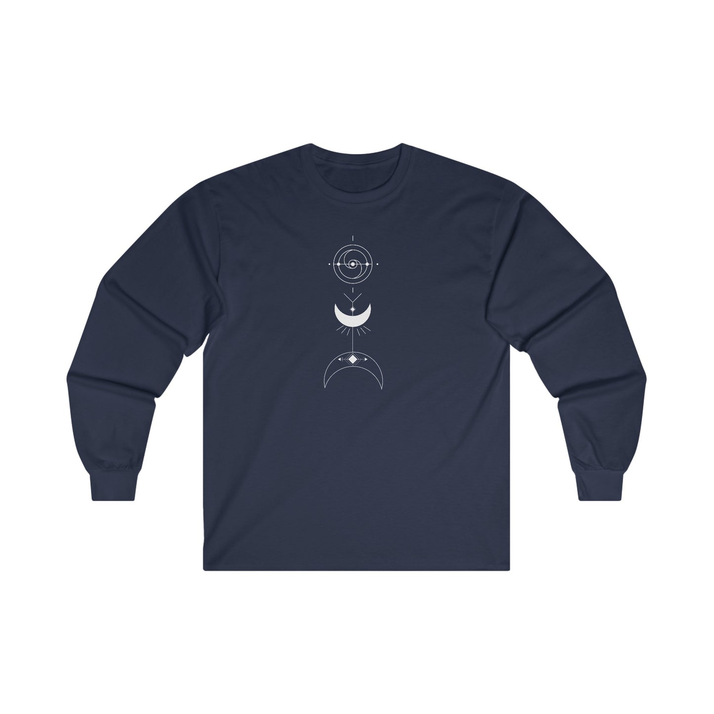 Linear Moons Long Sleeve Tee