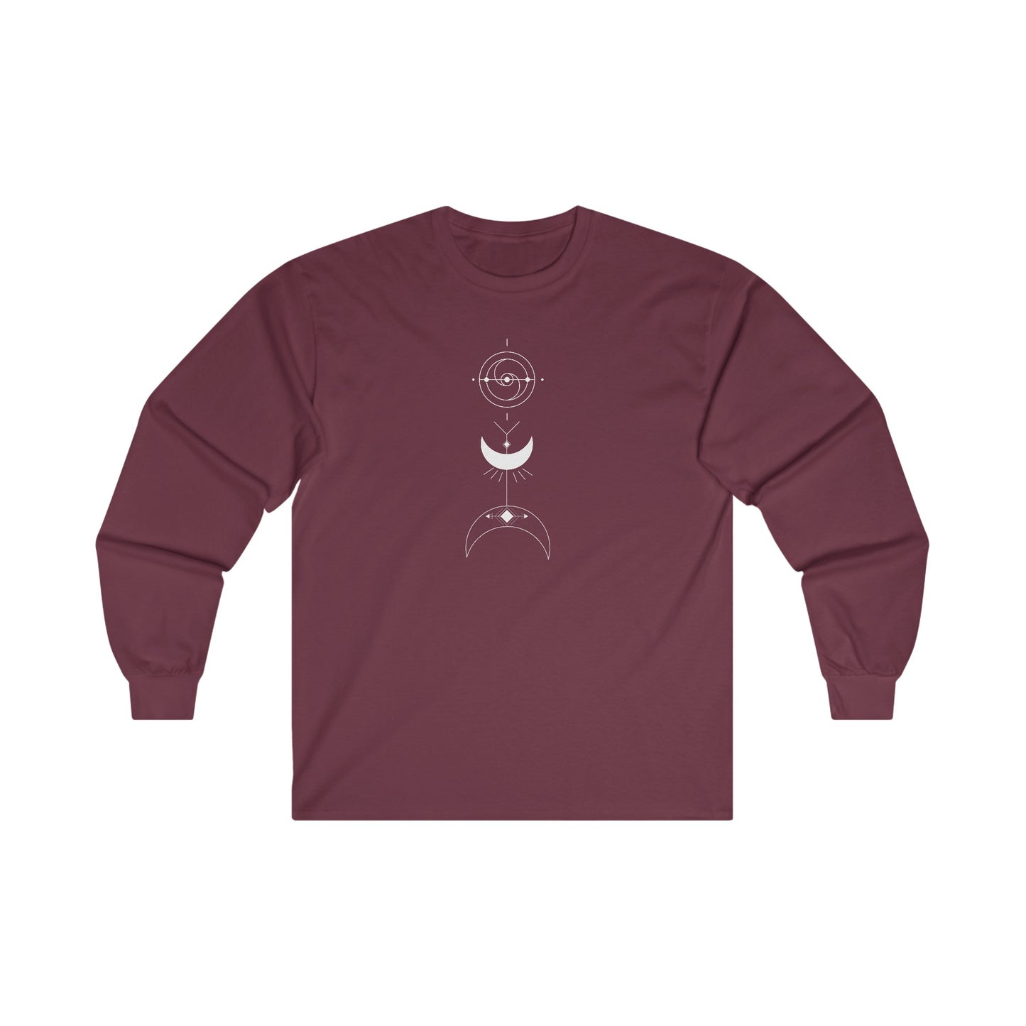 Linear Moons Long Sleeve Tee