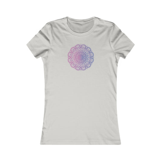 Colorful Mandala Fitted Tee (017)