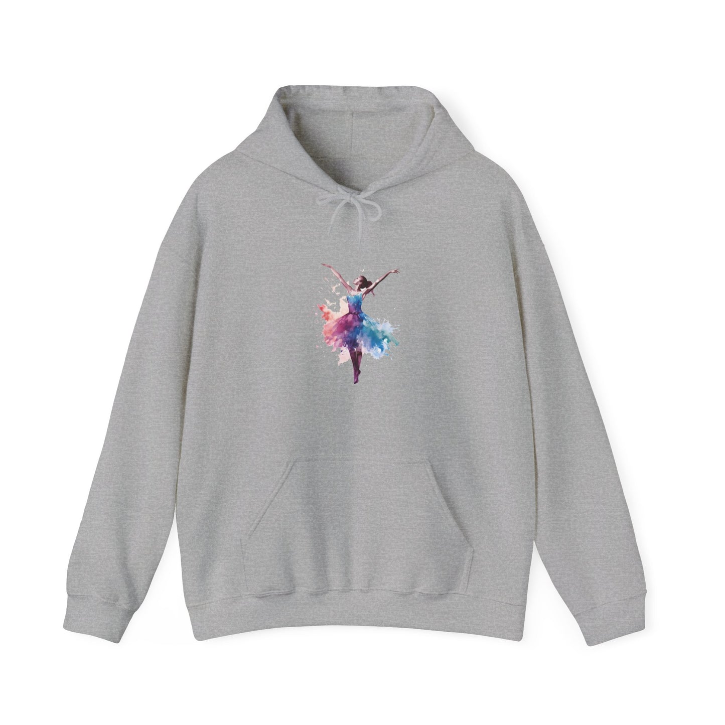 Watercolor Dancer Hooded Sweatshirt