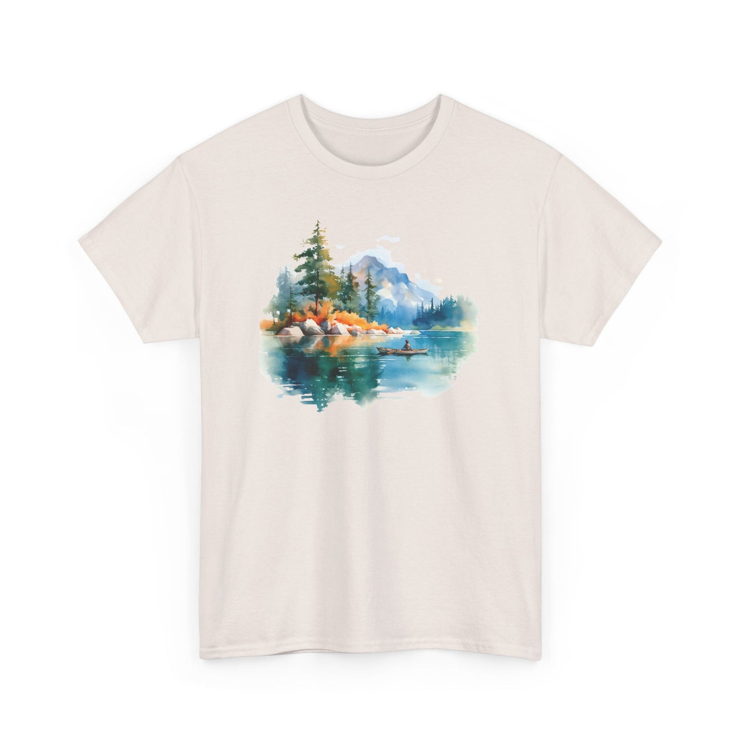 Watercolor Lake Short Sleeve Tee