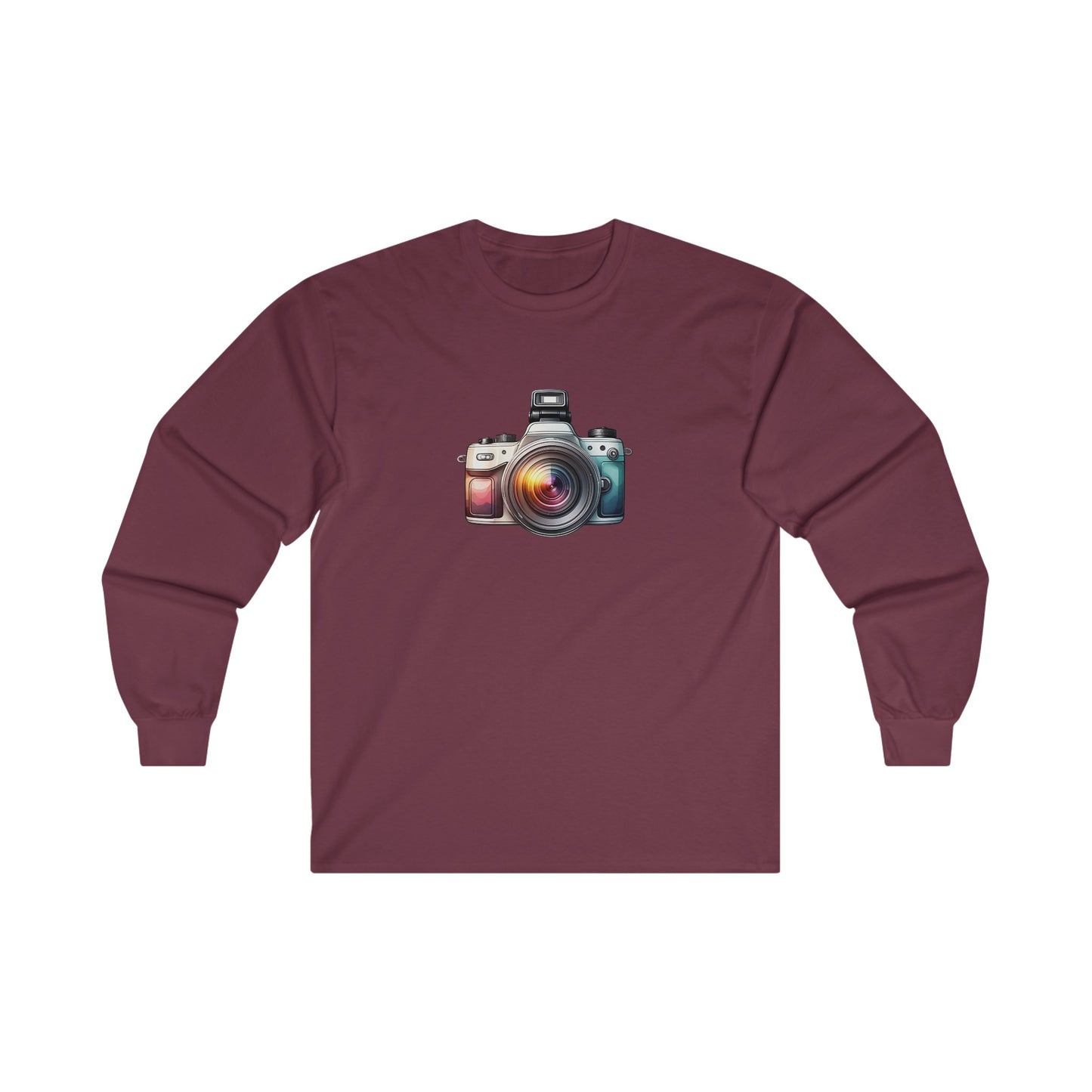 Colorful Camera Long Sleeve Tee