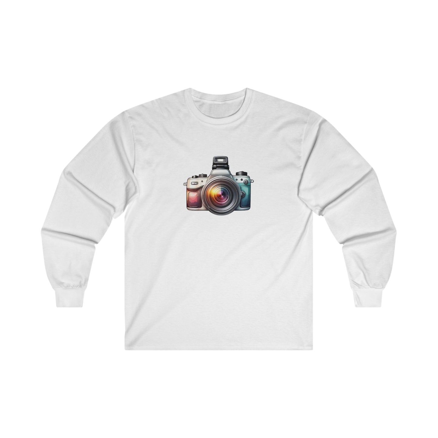 Colorful Camera Long Sleeve Tee
