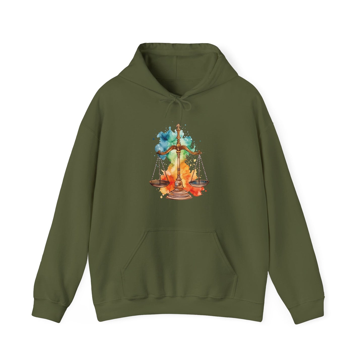 Watercolor Scale Hooded Sweatshirt