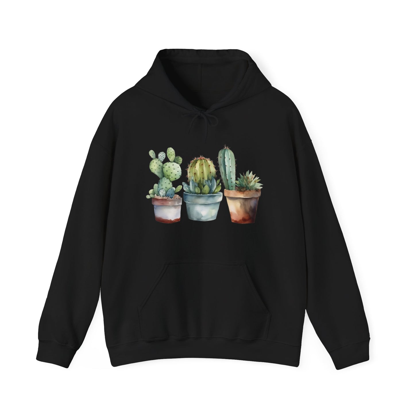 Cactus Set Hooded Sweatshirt