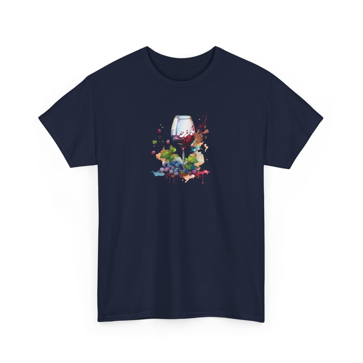 Watercolor Red Wine Short Sleeve Tee