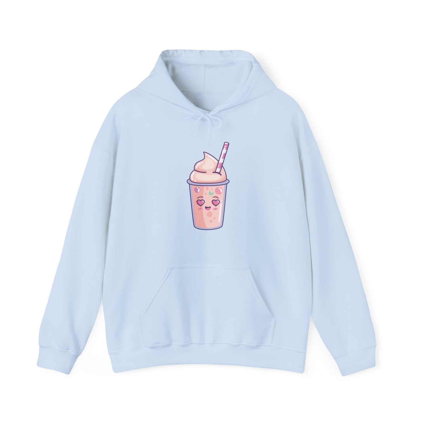 Cute Pink Milkshake Hooded Sweatshirt