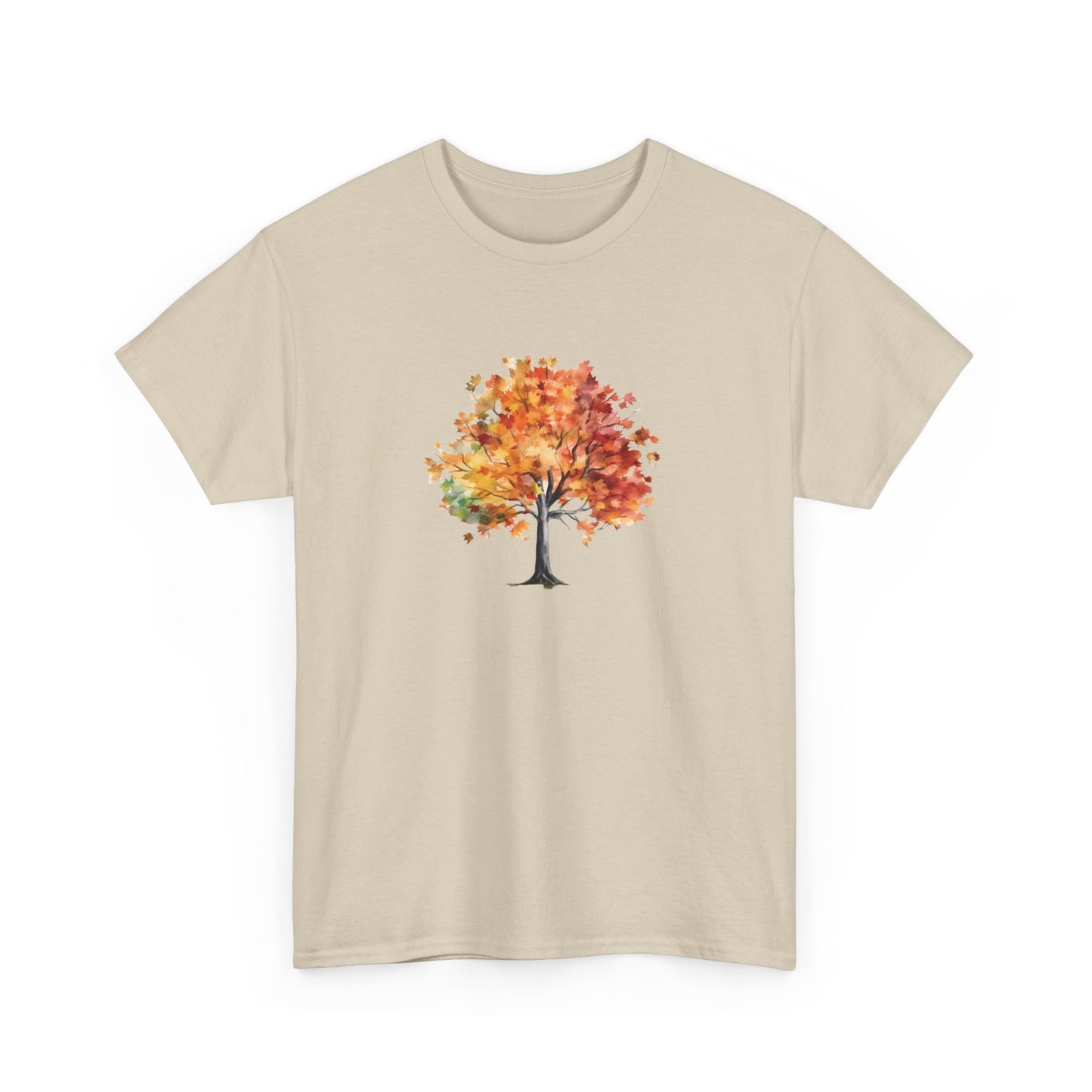Watercolor Autumn Tree Short Sleeve Tee