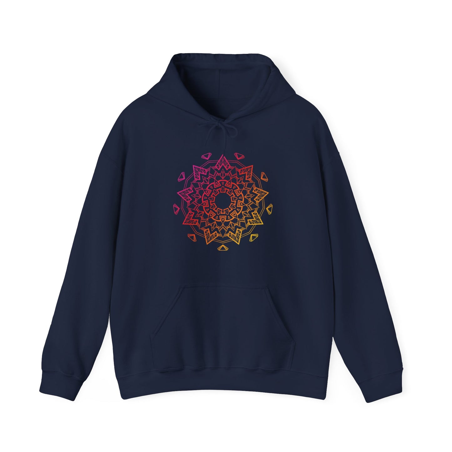 Colorful Mandala Hooded Sweatshirt (006)