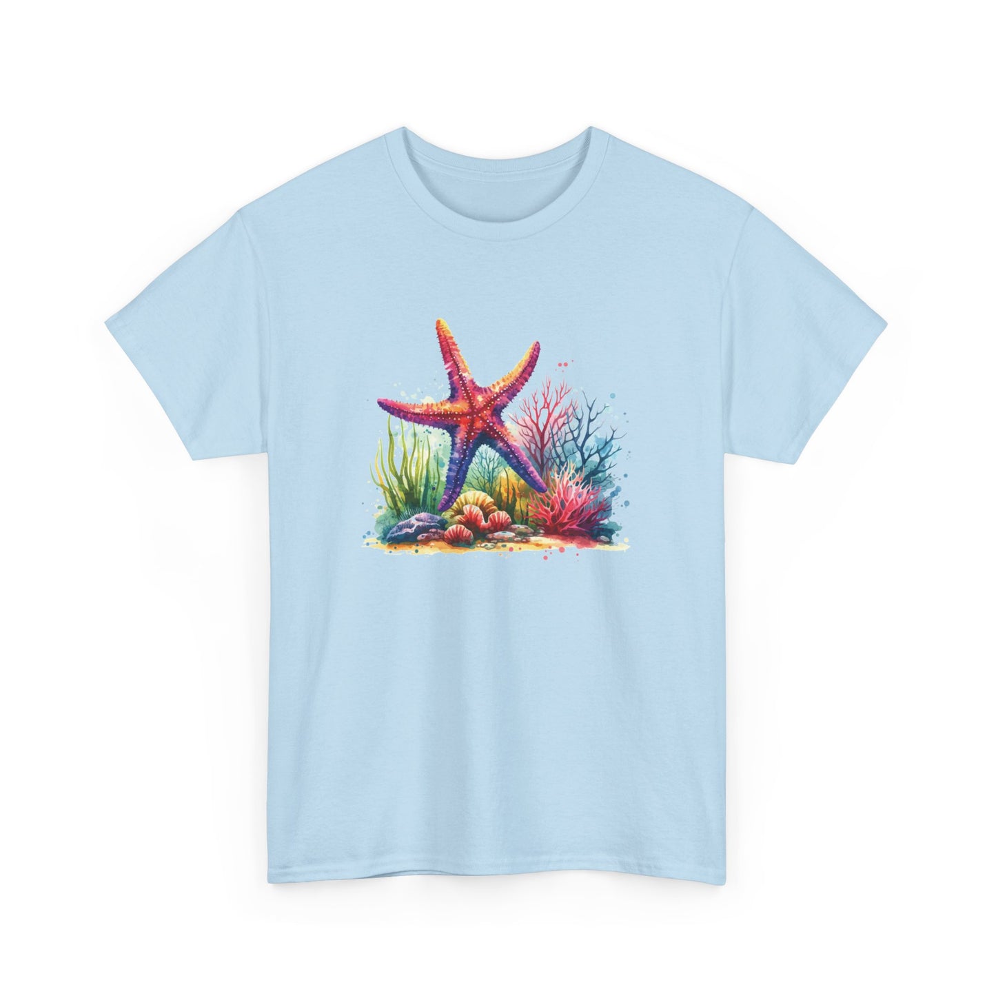Watercolor Under the Sea Short Sleeve Tee