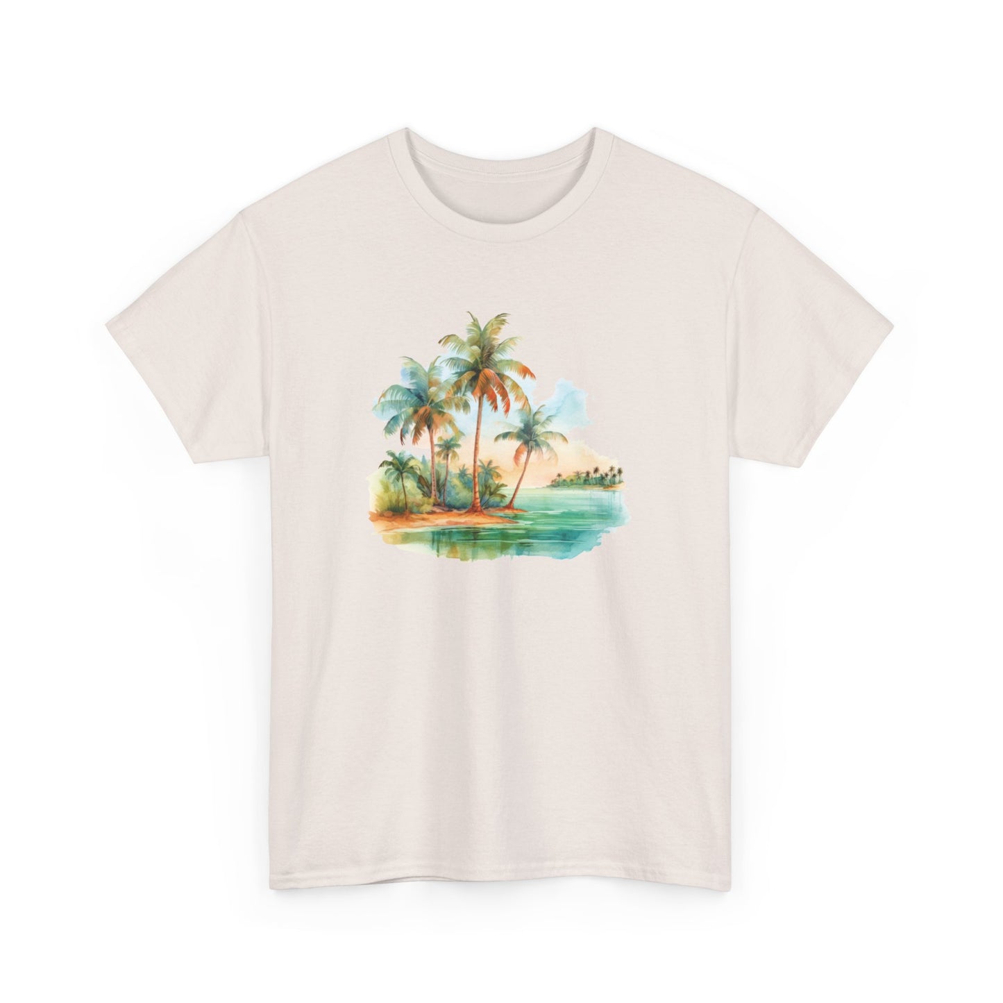 Watercolor Beach Short Sleeve Tee