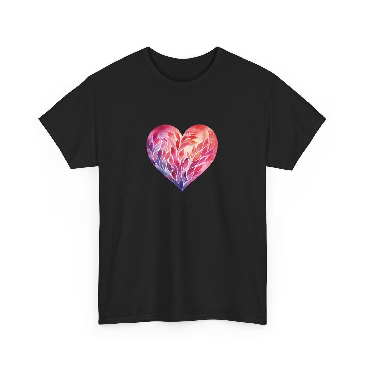 Watercolor Heart Short Sleeve Tee 004