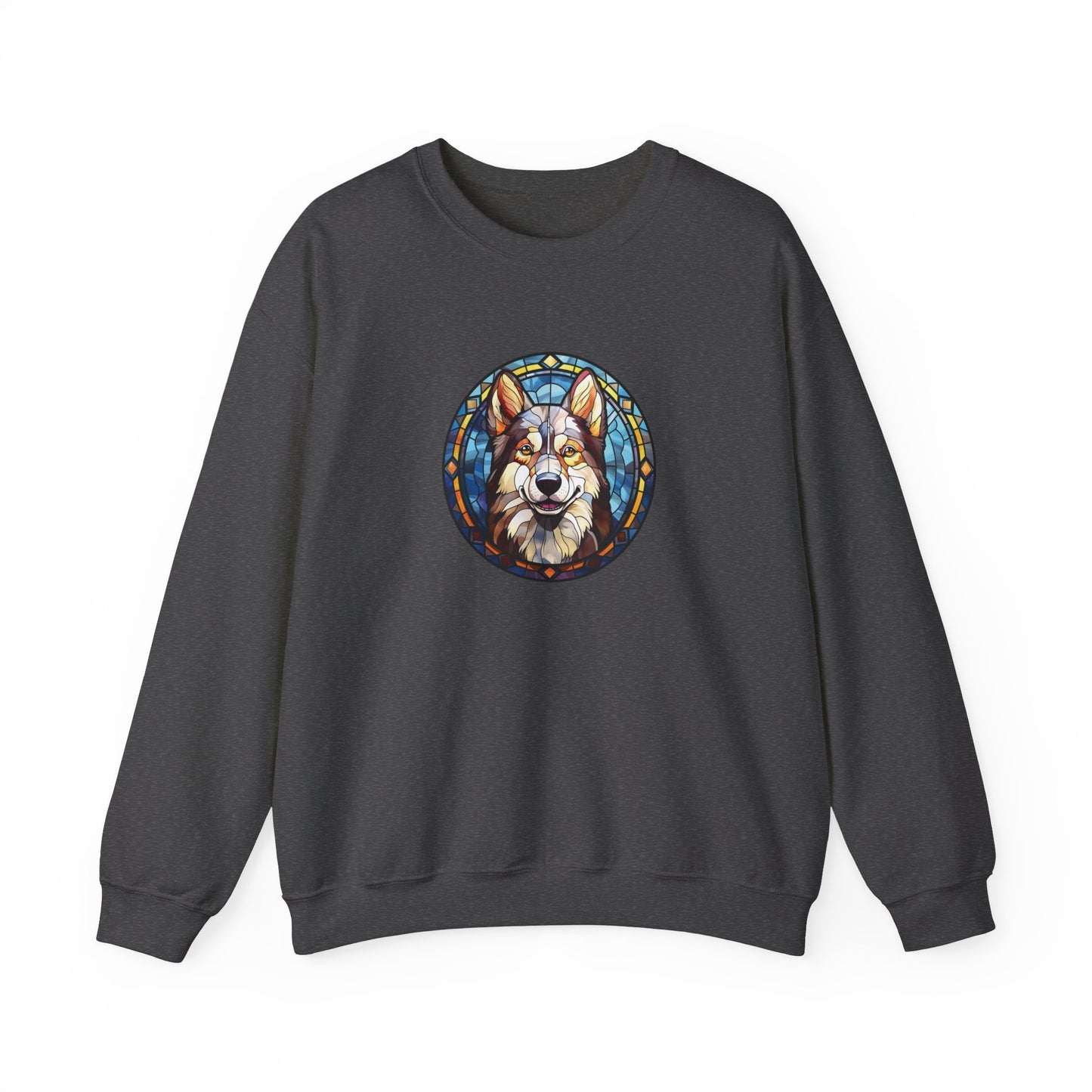Stained Glass Husky Sweatshirt