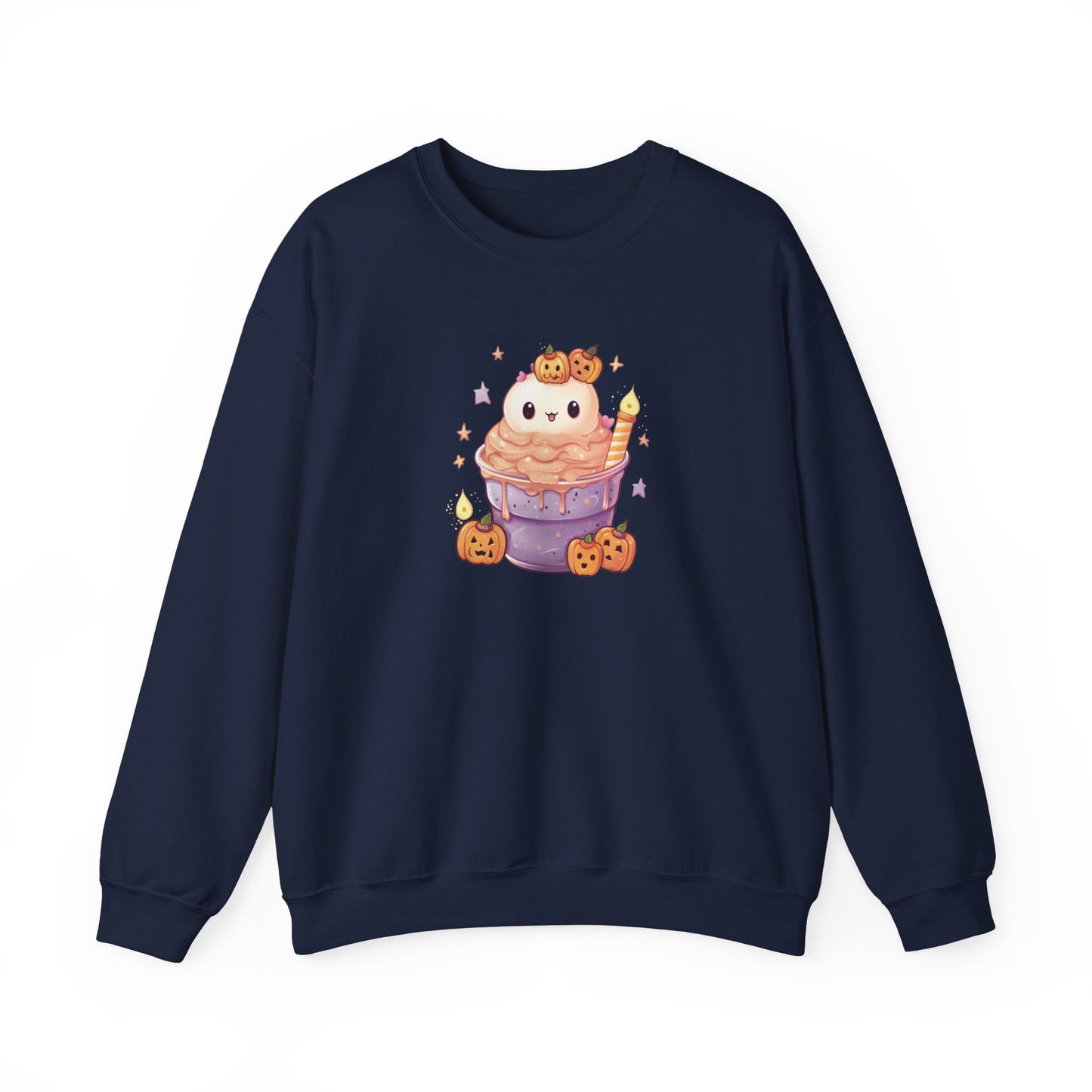 Cute Cat and Pumpkins Dessert Sweatshirt
