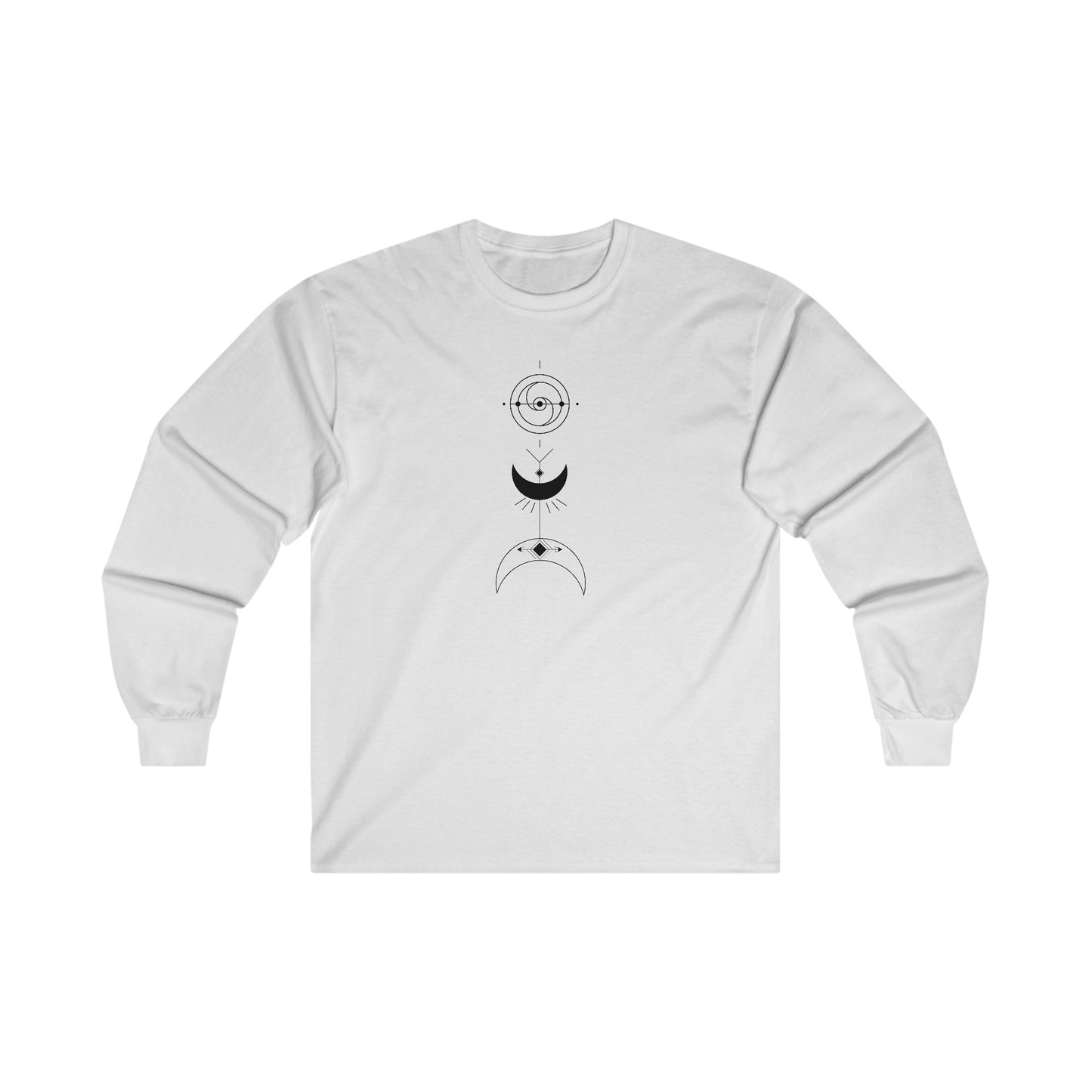 Linear Moons Long Sleeve Tee