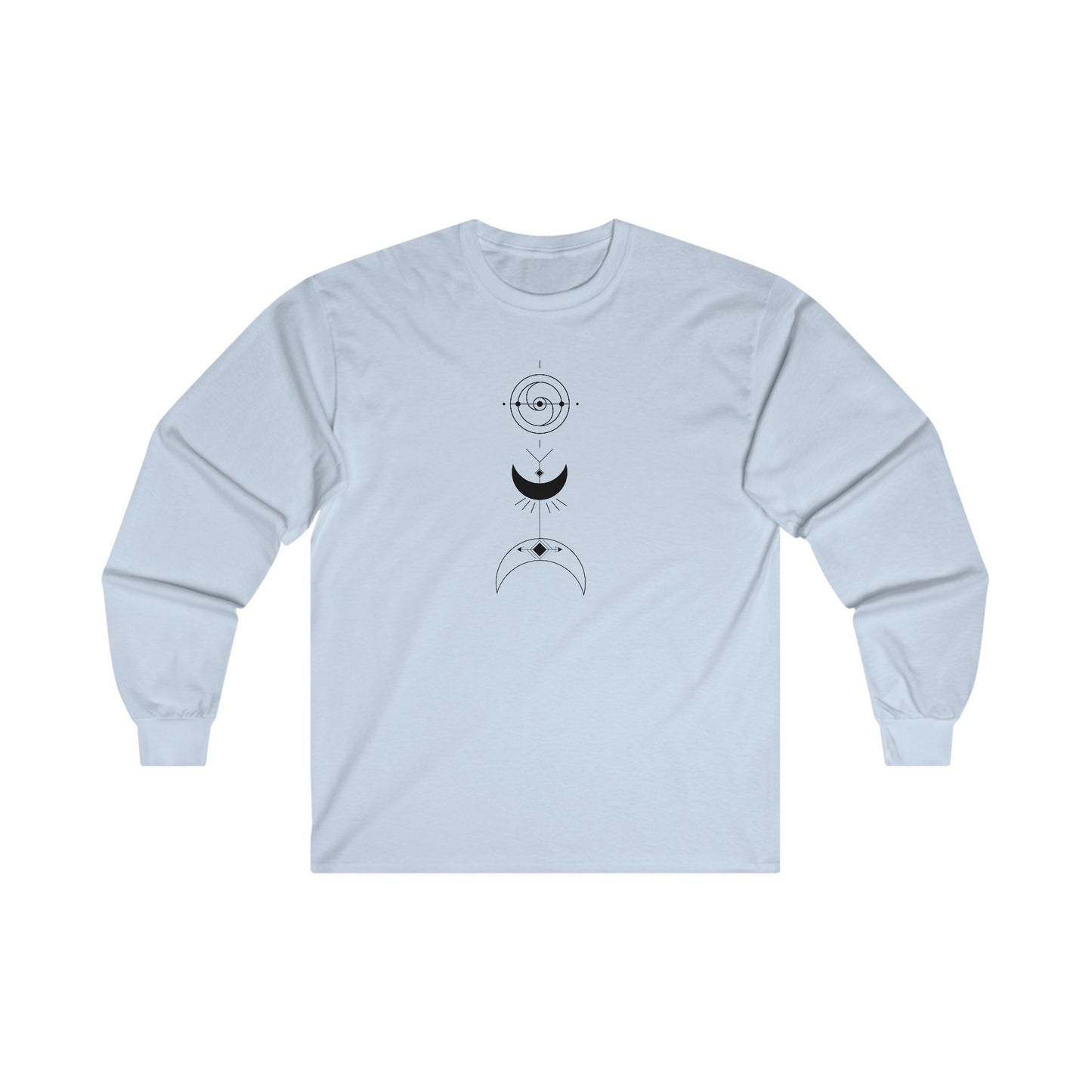 Linear Moons Long Sleeve Tee