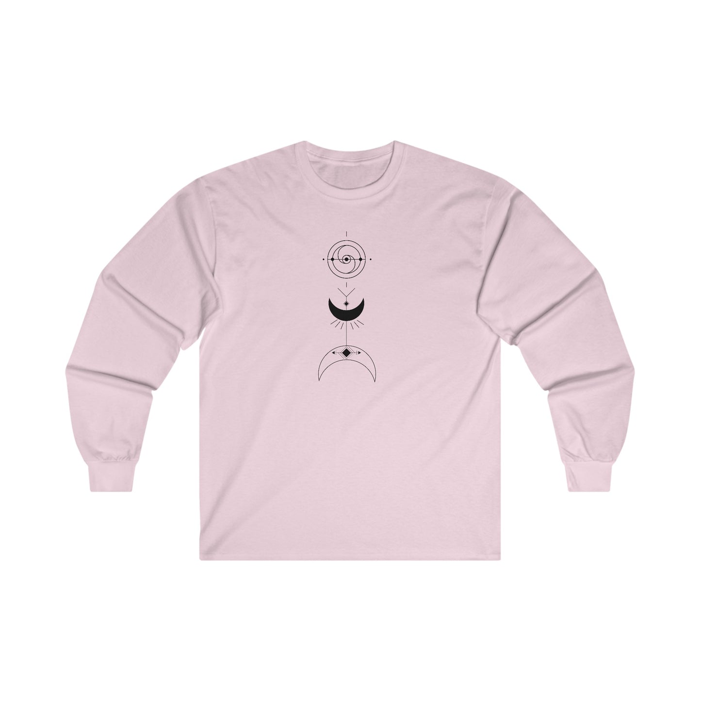 Linear Moons Long Sleeve Tee