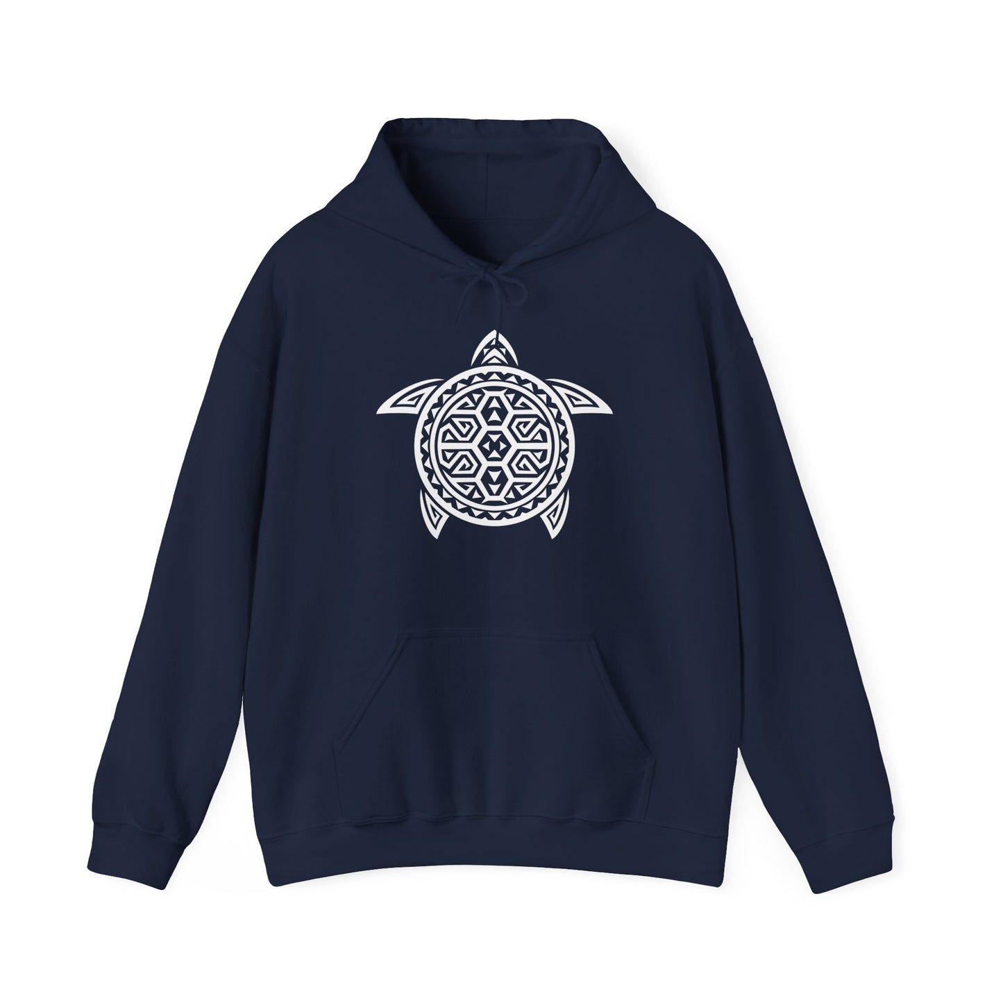 Abstract Turtle Hooded Sweatshirt