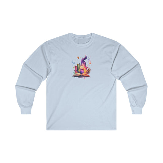 Open Book and Potions Long Sleeve Tee
