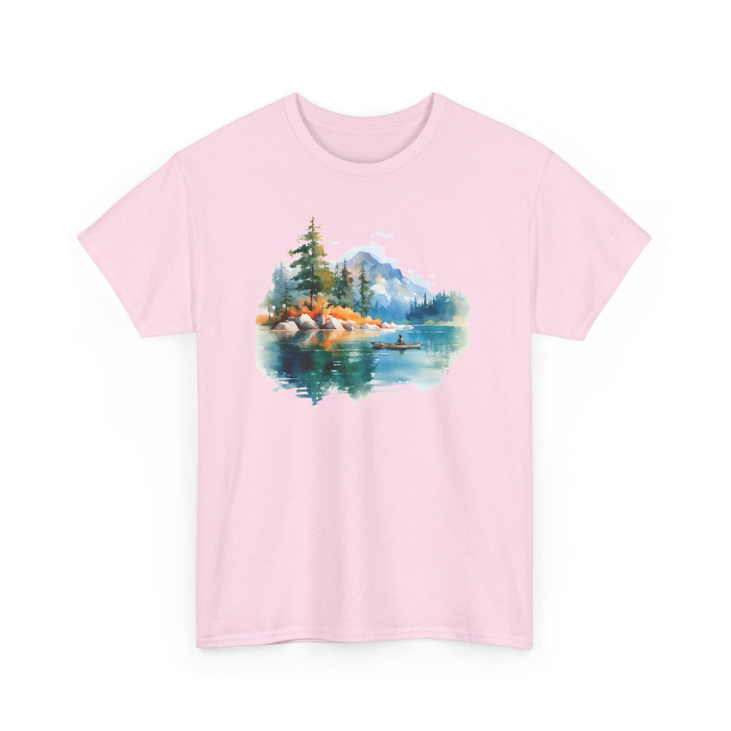 Watercolor Lake Short Sleeve Tee