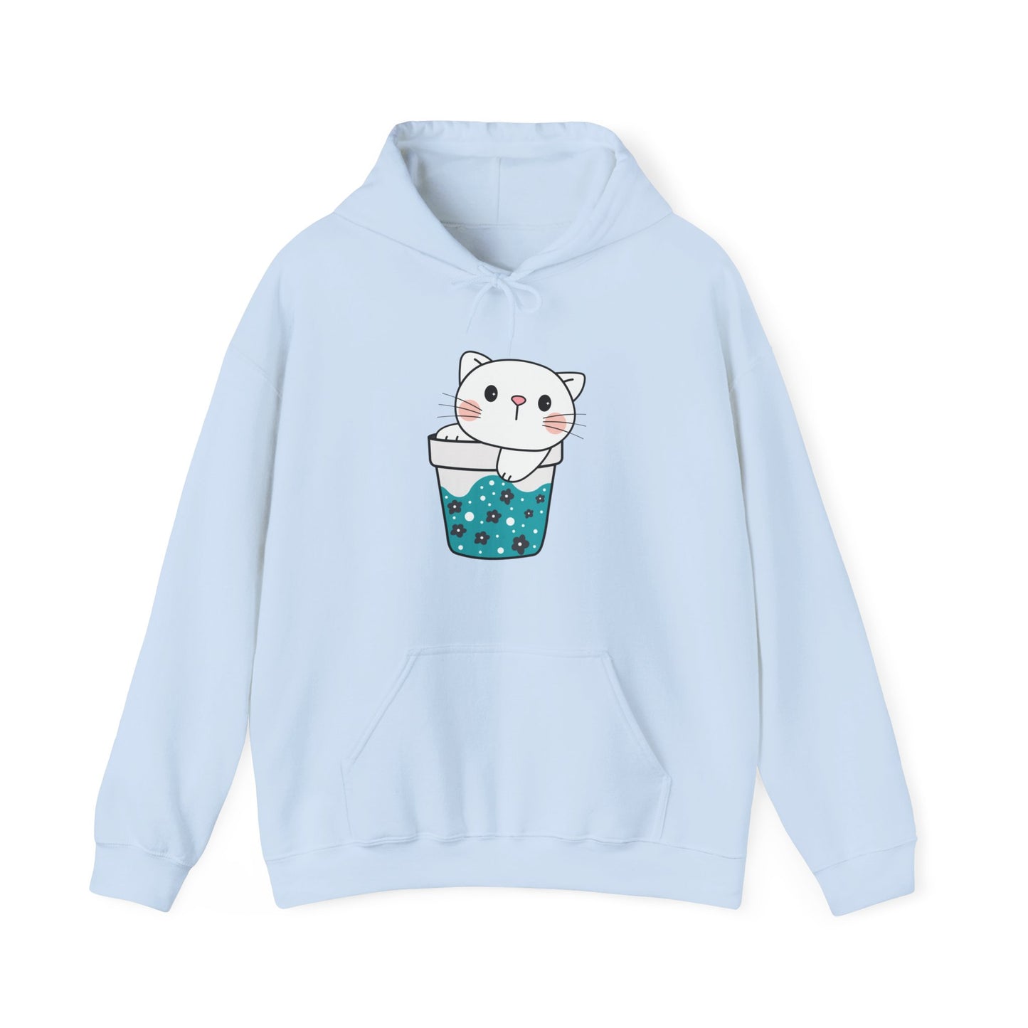 Cute Cat Cup Hooded Sweatshirt