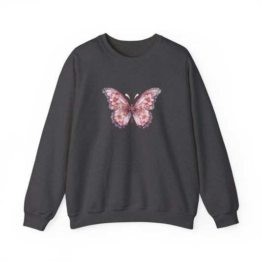 Floral Butterfly Sweatshirt