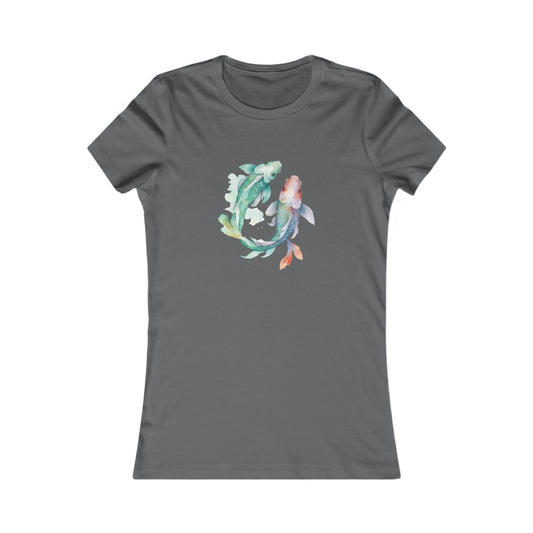 Watercolor Fish Fitted Tee