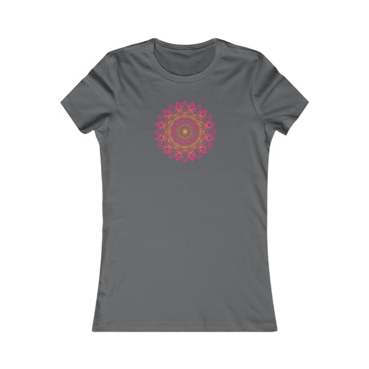 Colorful Mandala Fitted Tee (016)