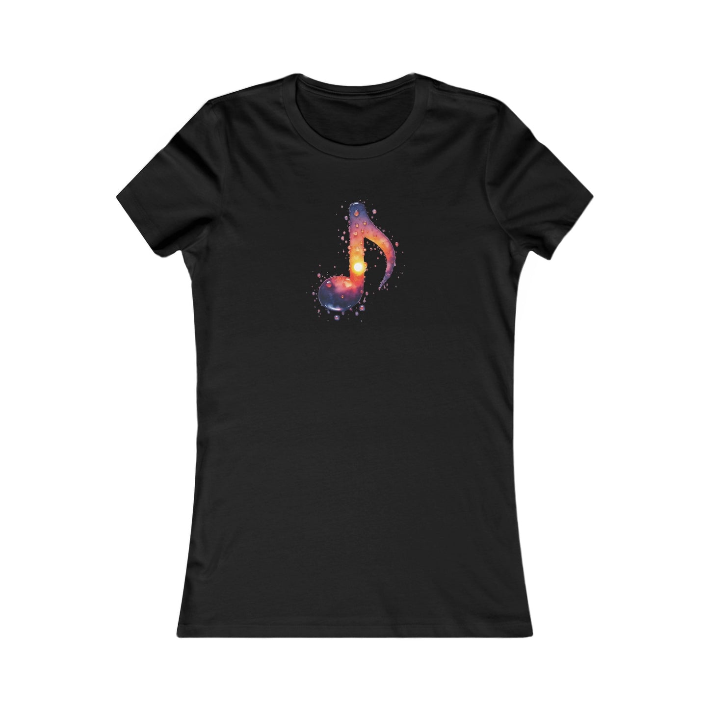 Galaxy Music Note Fitted Tee