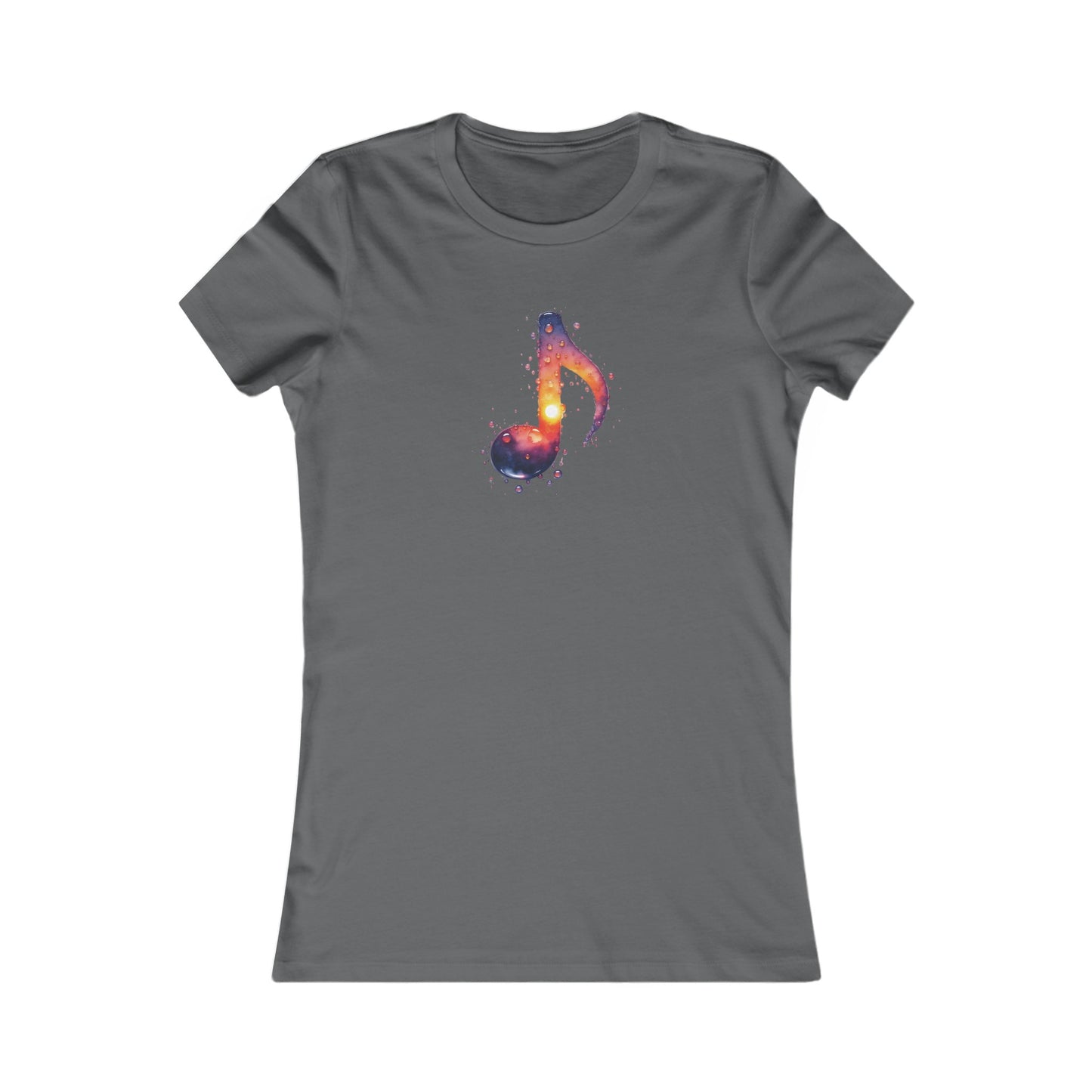 Galaxy Music Note Fitted Tee