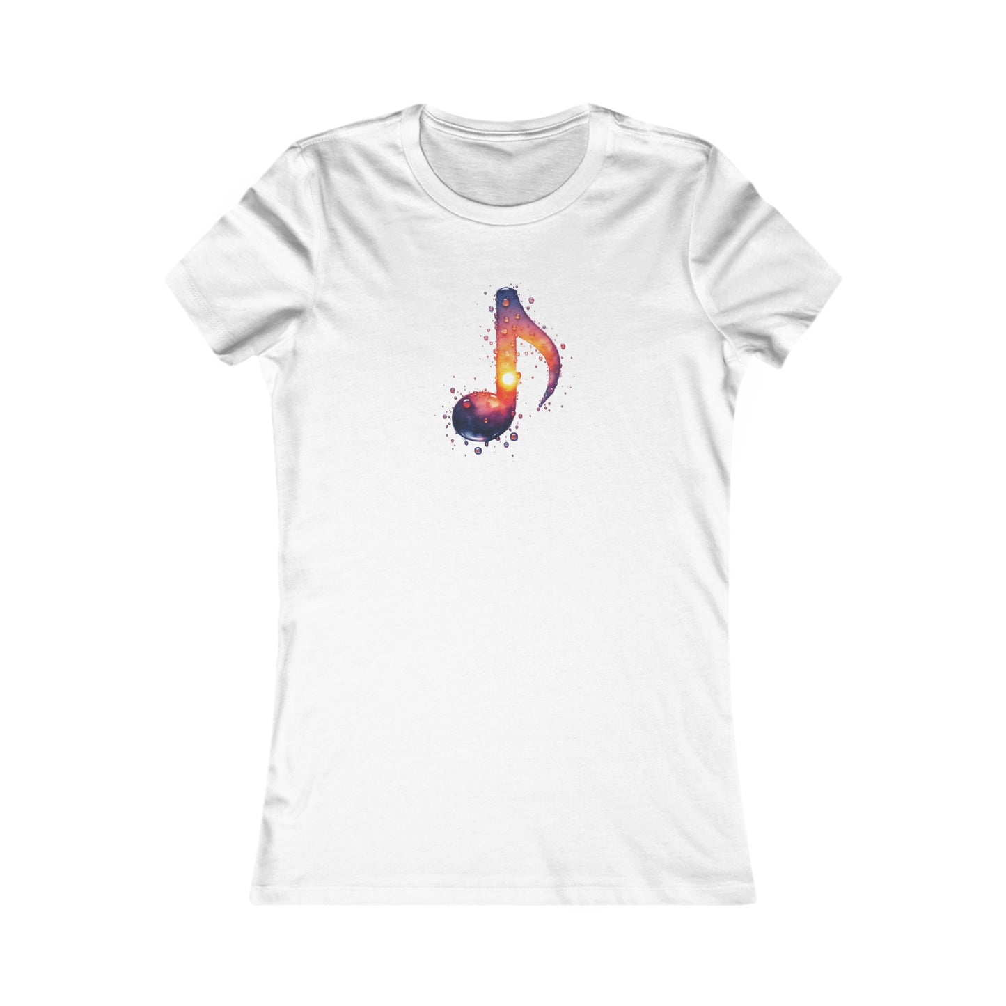 Galaxy Music Note Fitted Tee