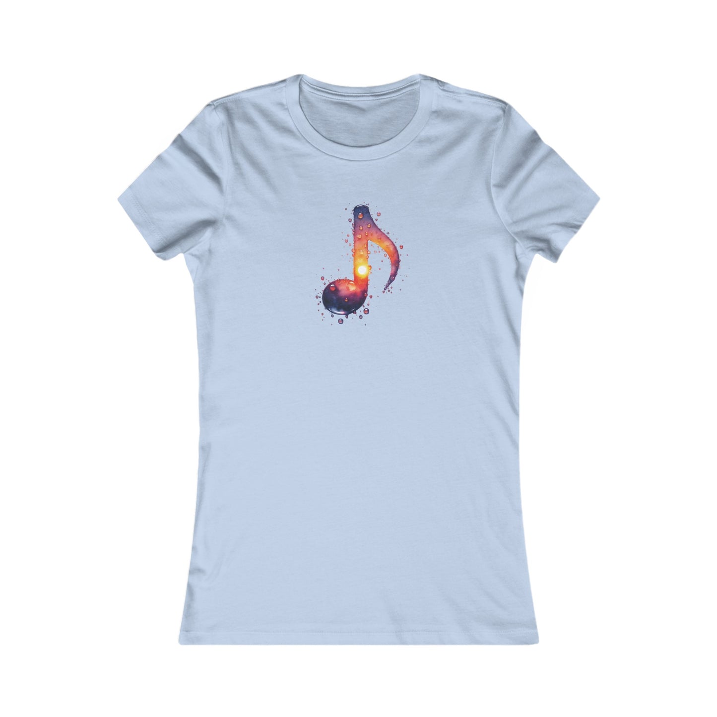 Galaxy Music Note Fitted Tee