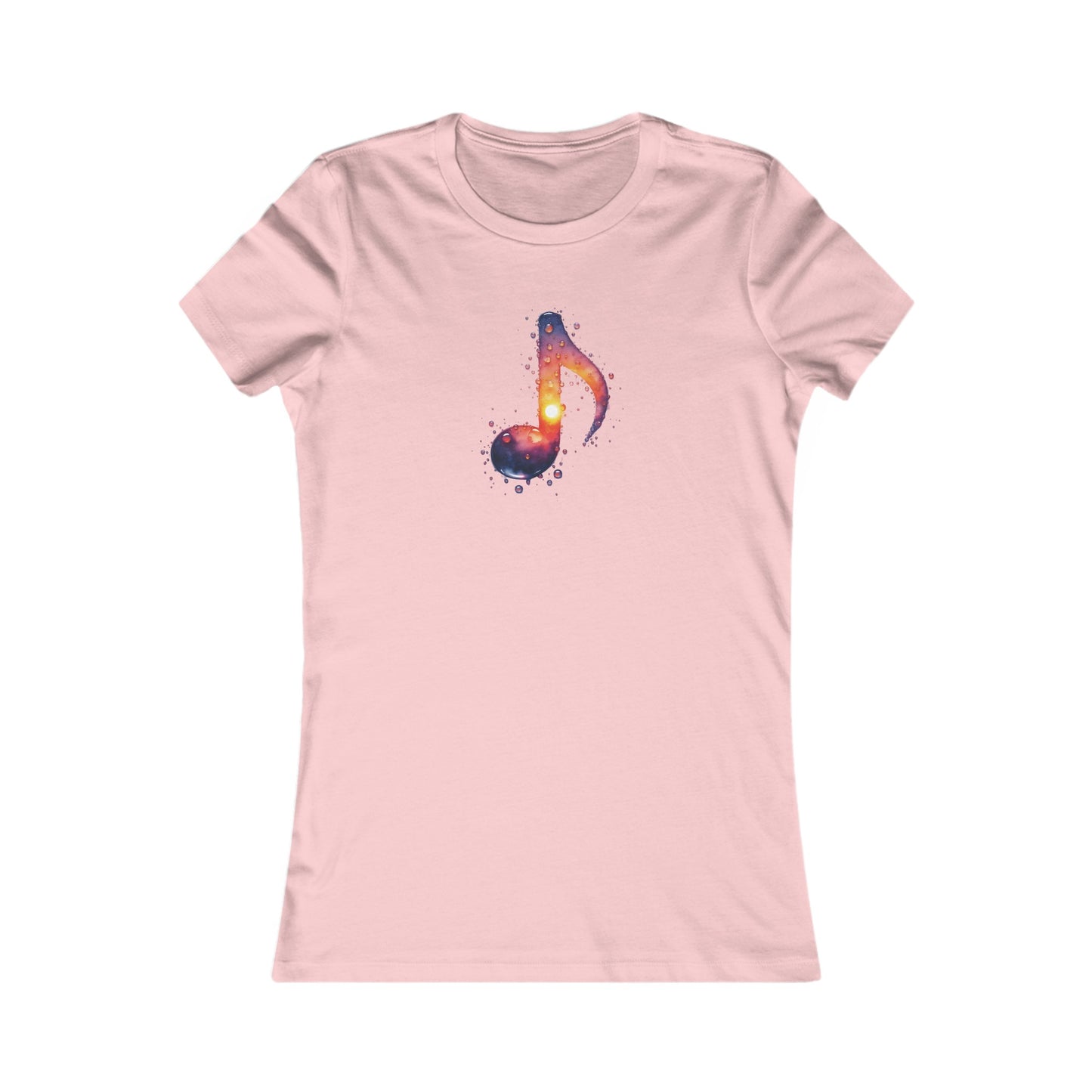 Galaxy Music Note Fitted Tee