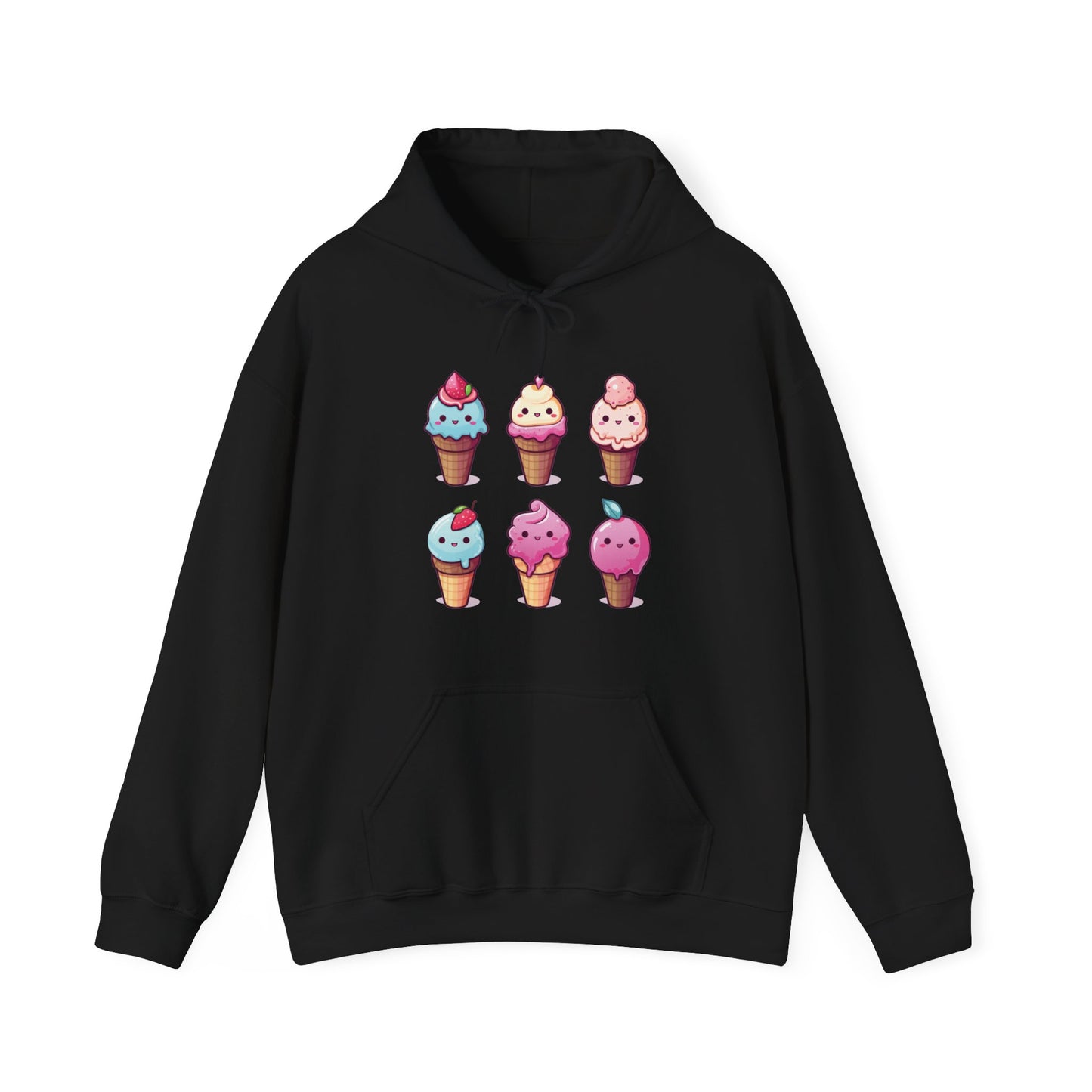 Ice Cream Set Hooded Sweatshirt