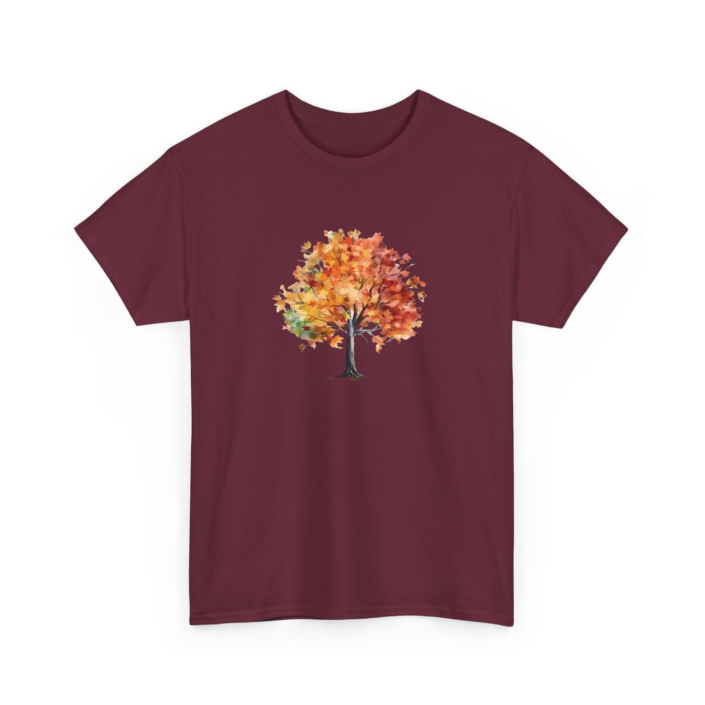 Watercolor Autumn Tree Short Sleeve Tee