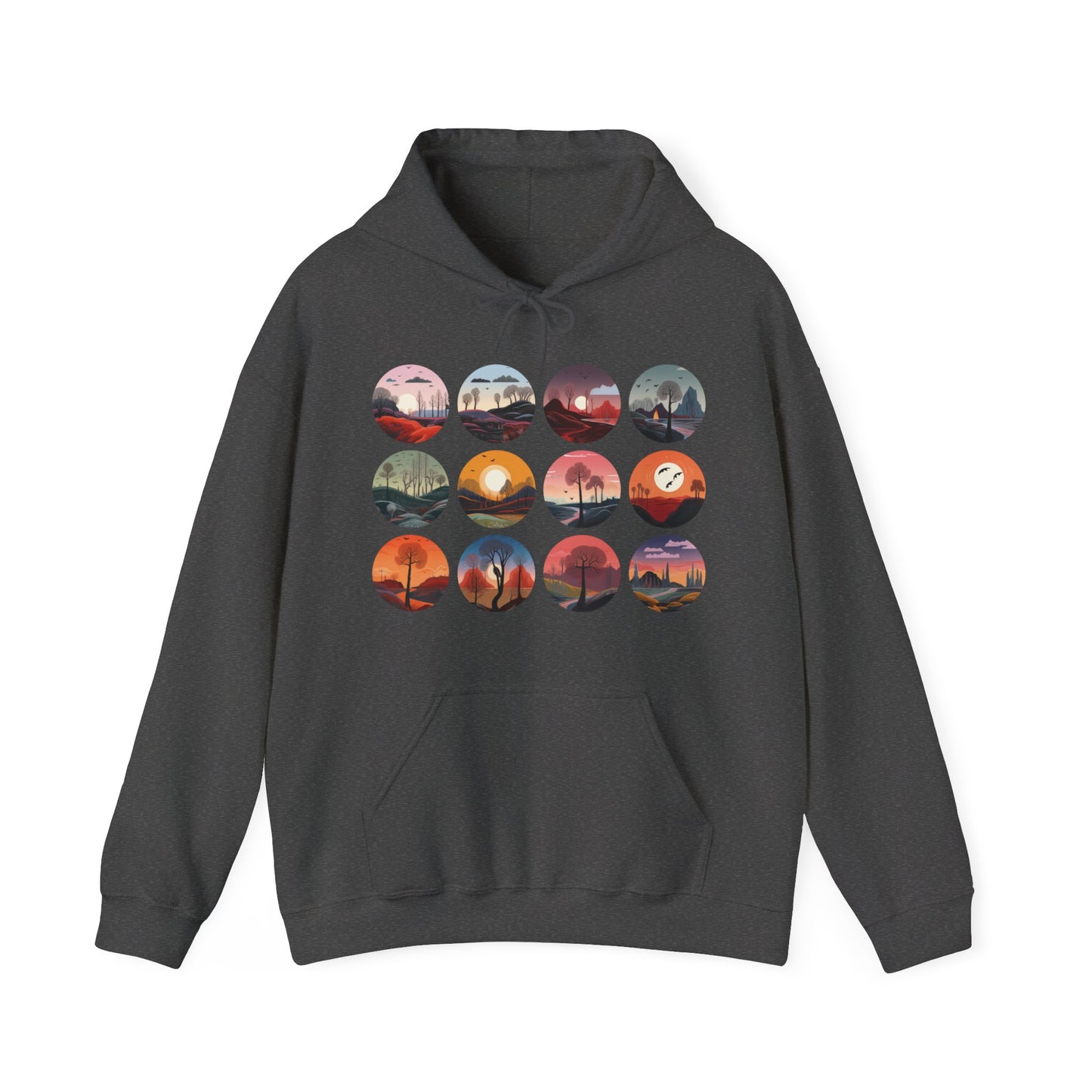 Landscapes Set Hooded Sweatshirt