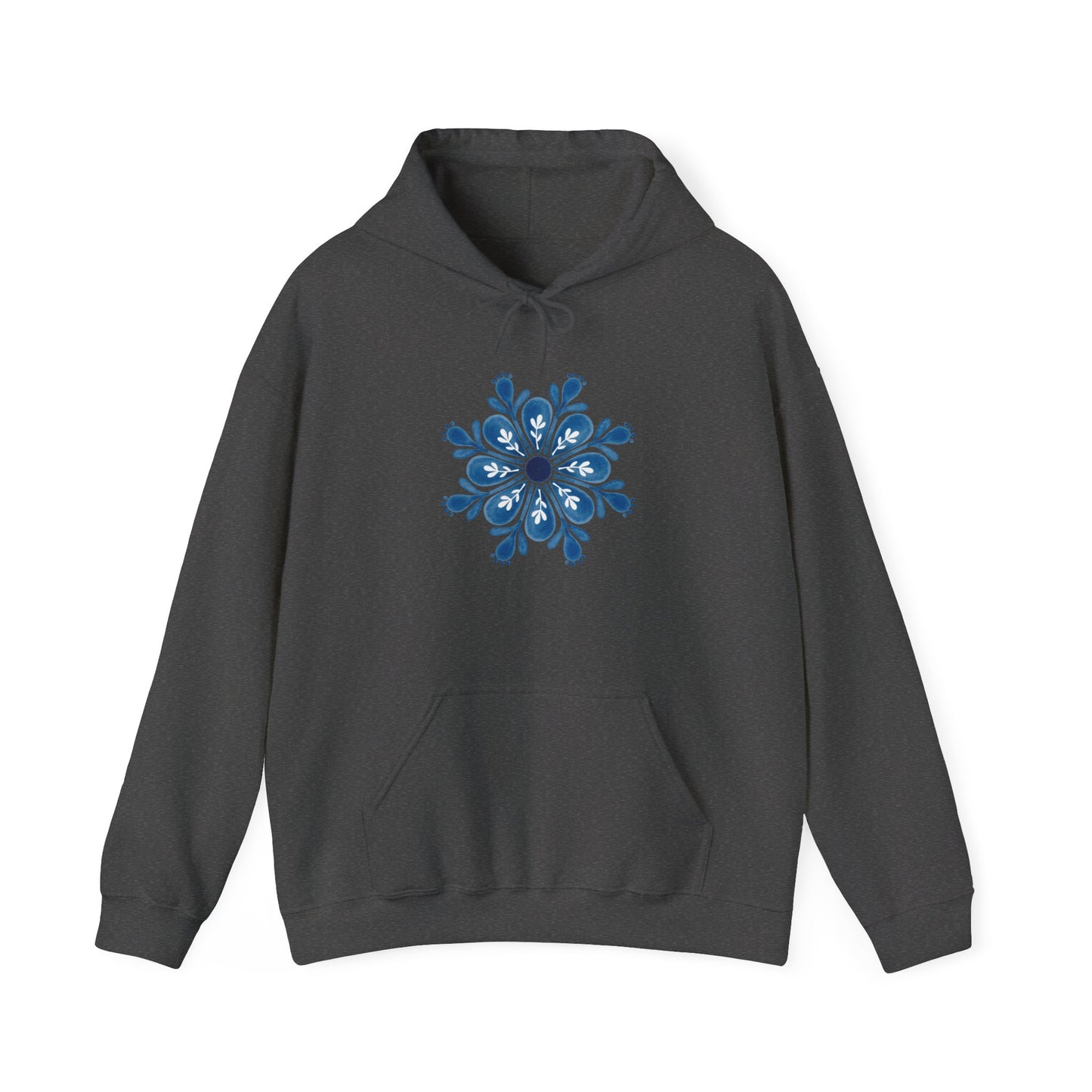 Snowflake Mandala Hooded Sweatshirt