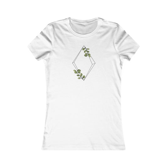 Eucalyptus Diamond Fitted Tee