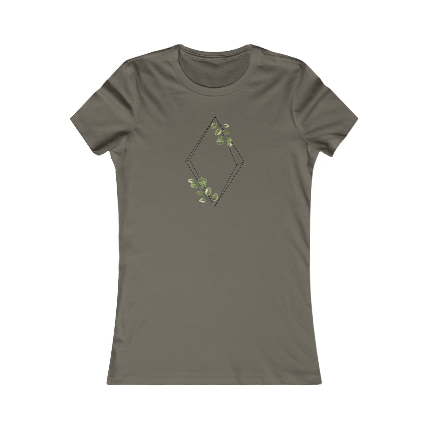 Eucalyptus Diamond Fitted Tee