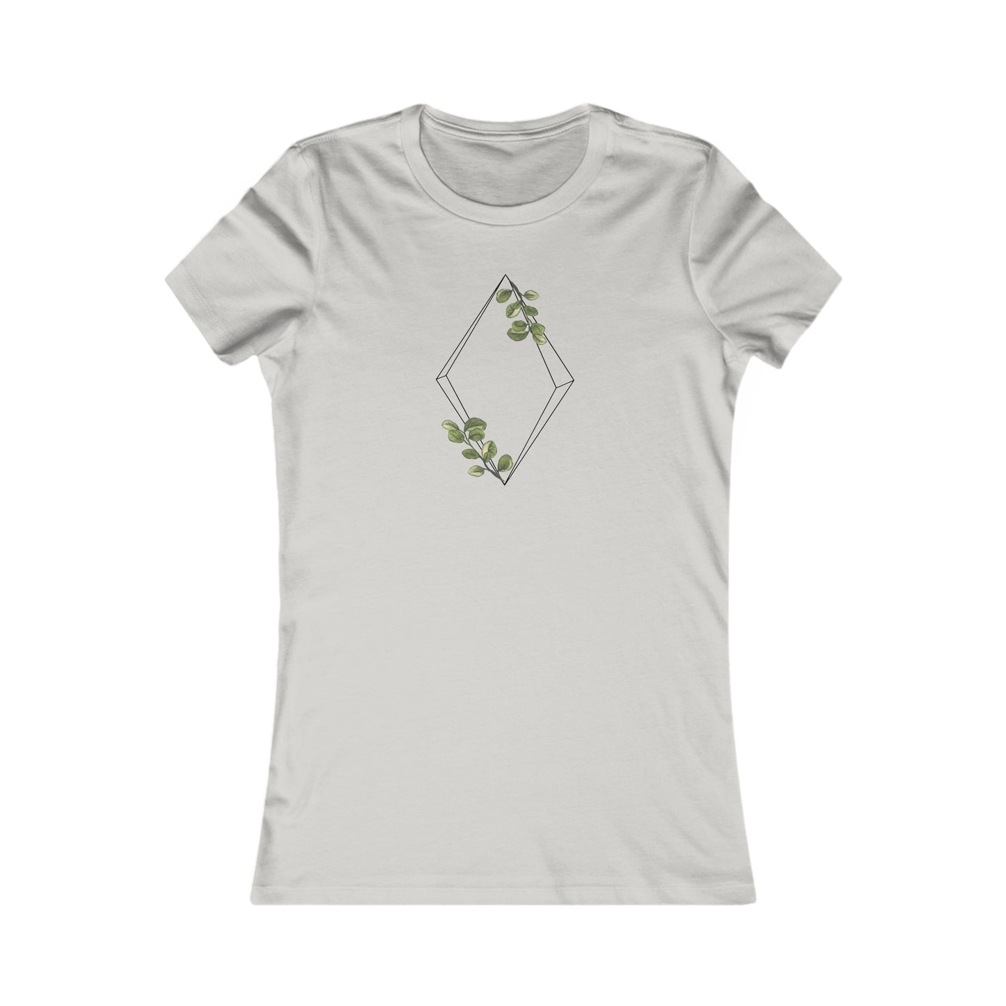 Eucalyptus Diamond Fitted Tee