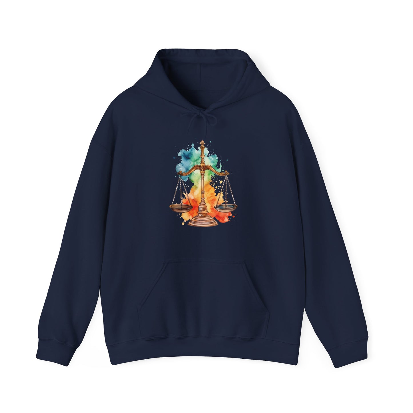 Watercolor Scale Hooded Sweatshirt