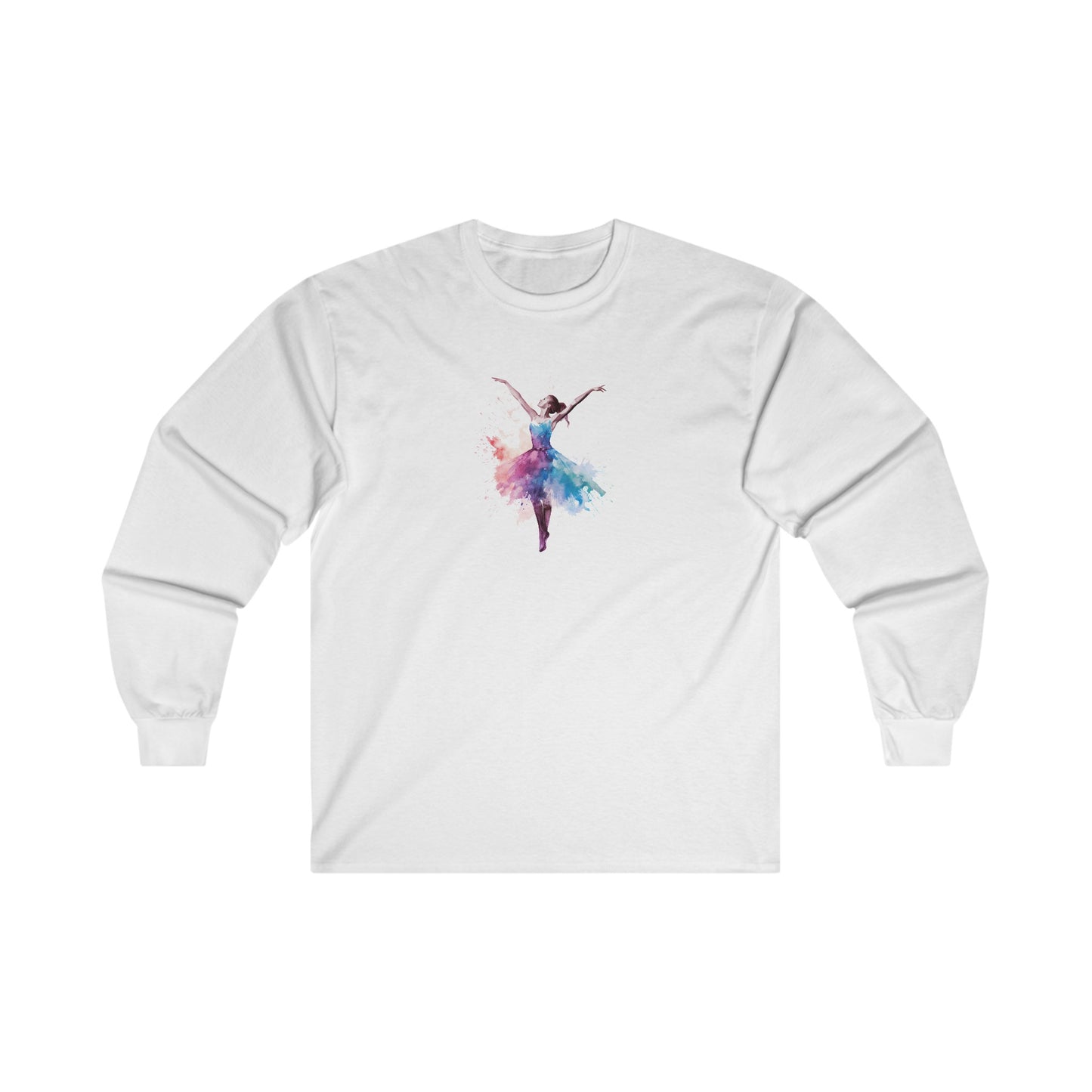 Watercolor Dancer Long Sleeve Tee