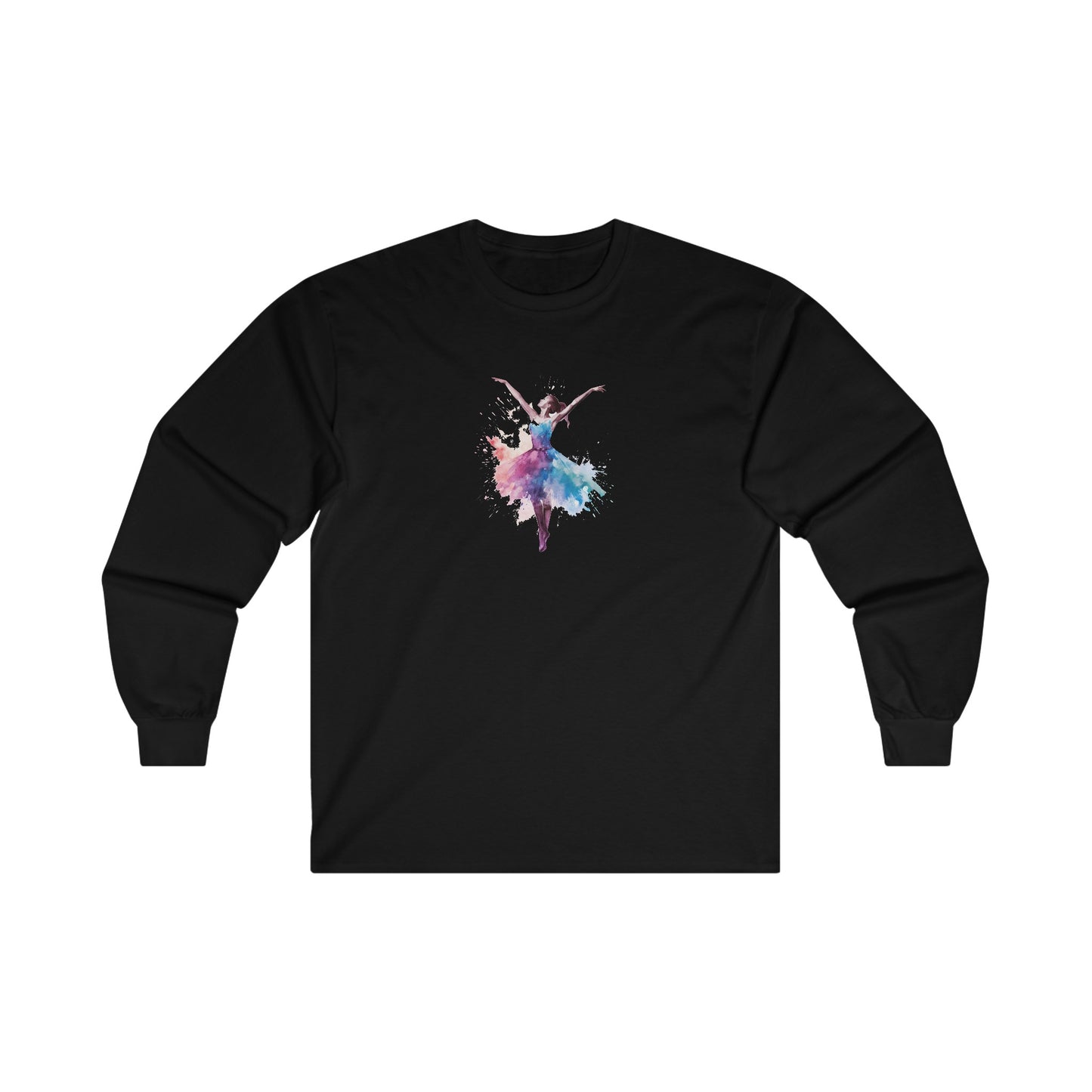 Watercolor Dancer Long Sleeve Tee