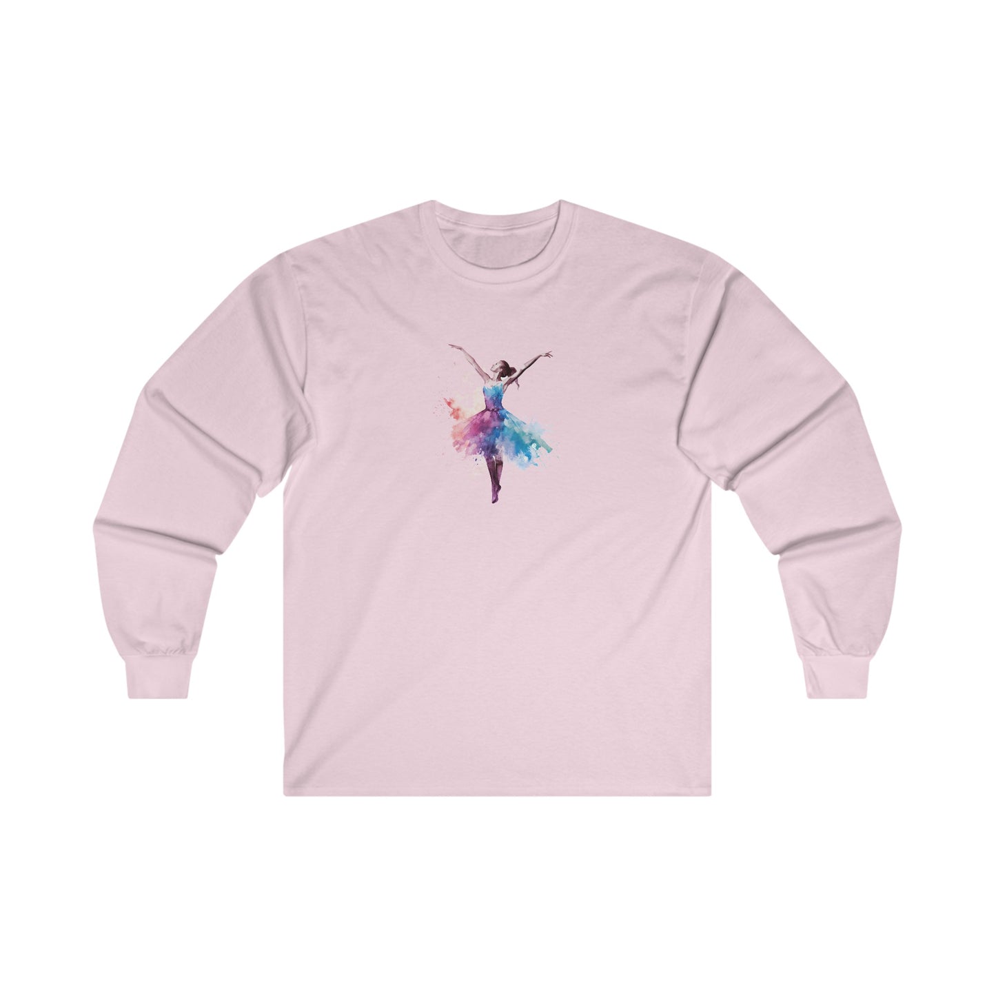 Watercolor Dancer Long Sleeve Tee