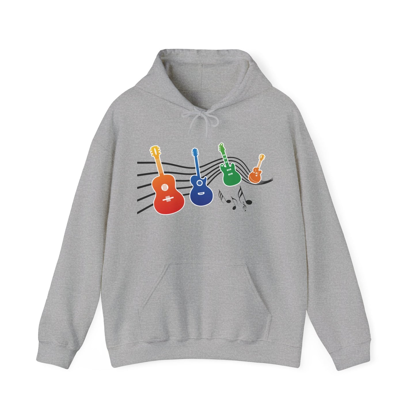 Guitars Hooded Sweatshirt