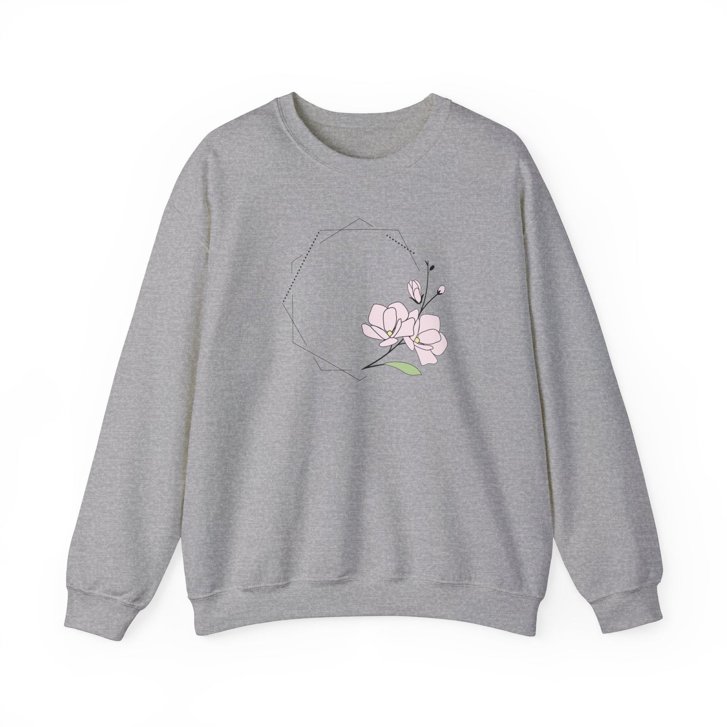 Pink Flower Sweatshirt