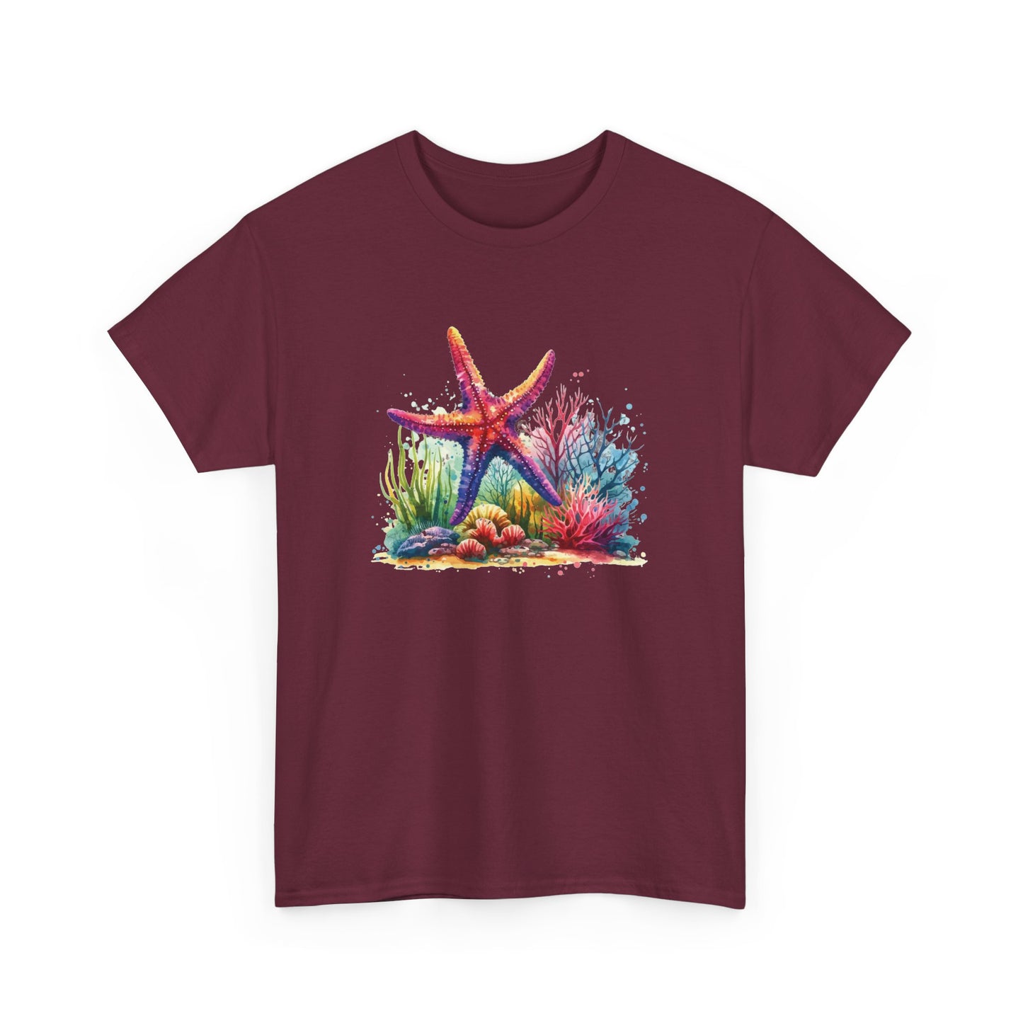 Watercolor Under the Sea Short Sleeve Tee