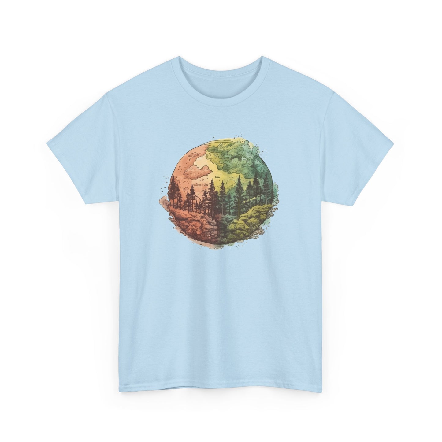 Watercolor Forest Short Sleeve Tee