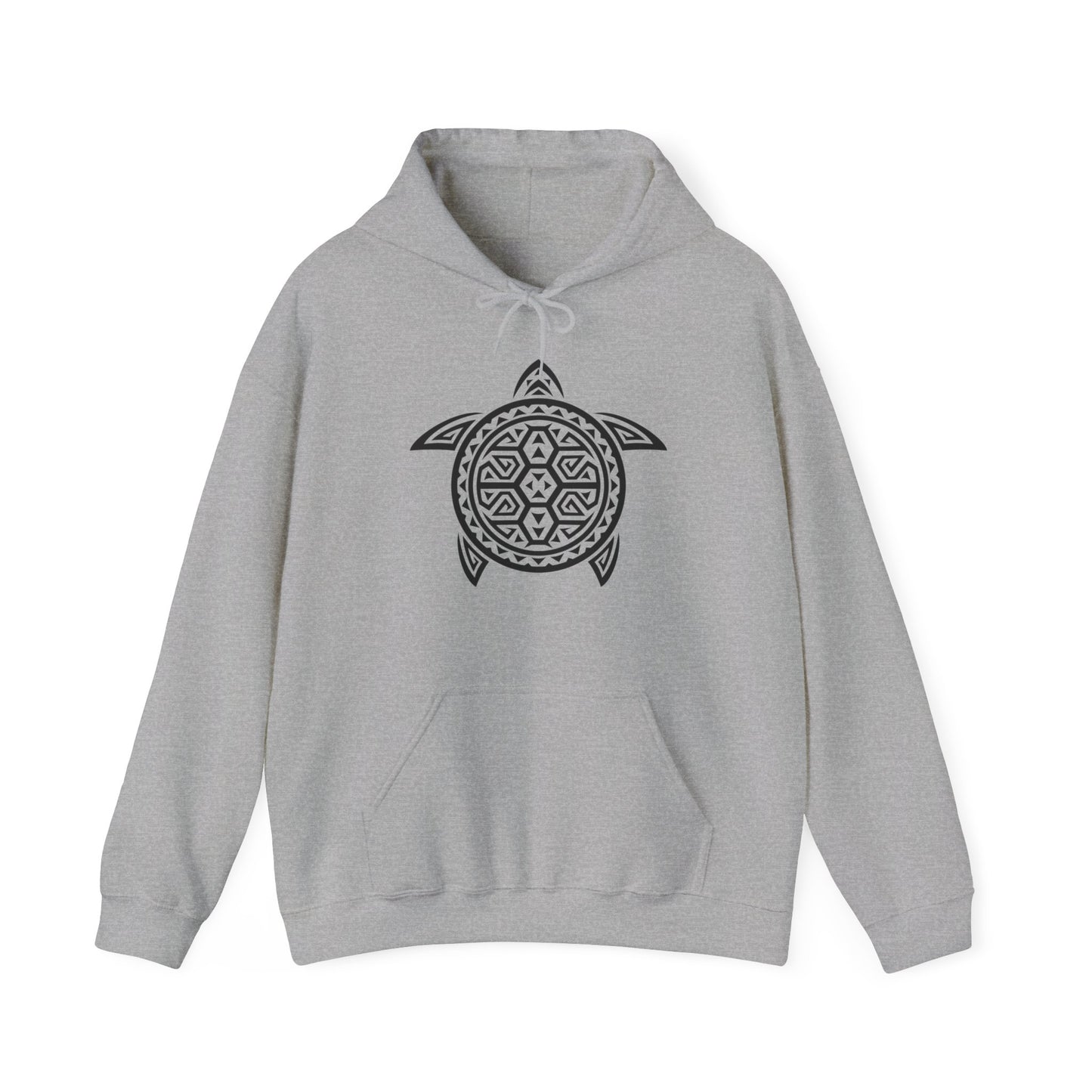 Abstract Turtle Hooded Sweatshirt