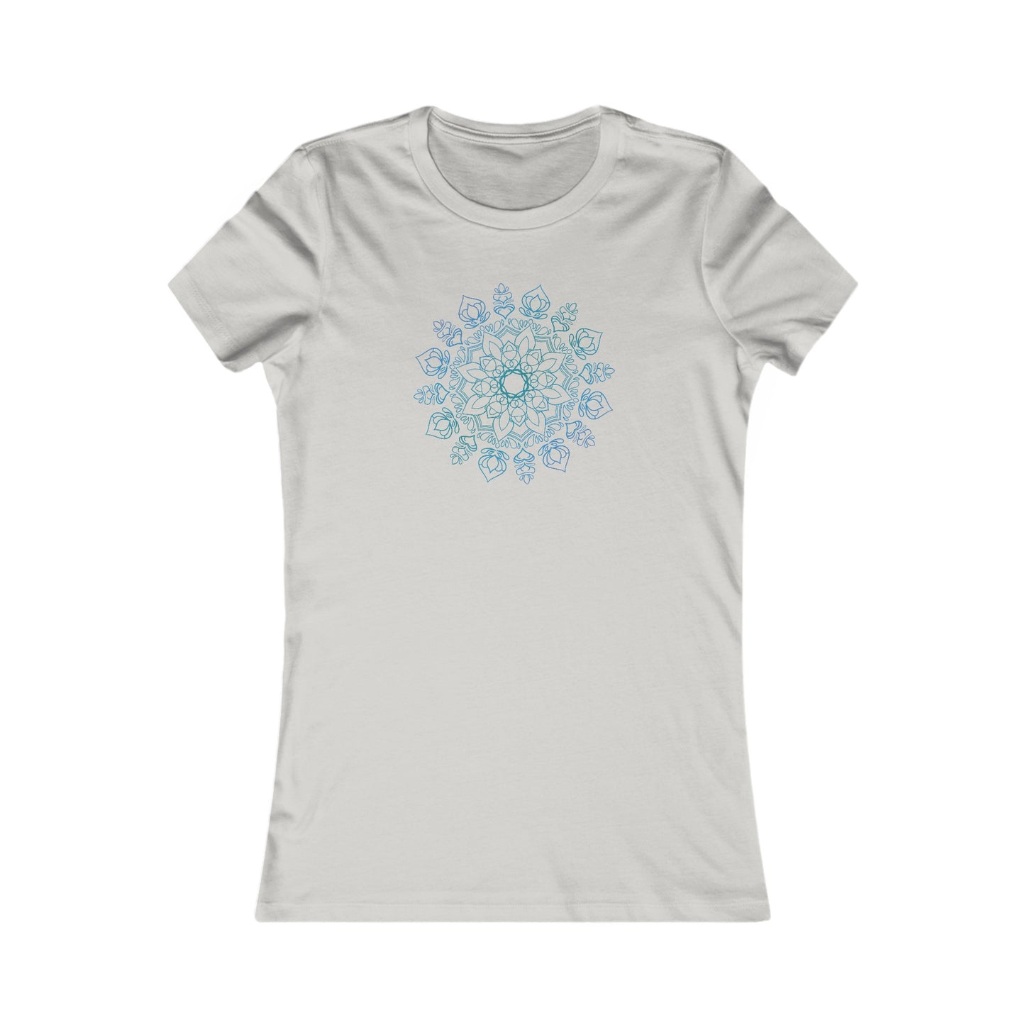 Colorful Mandala Fitted Tee (005)